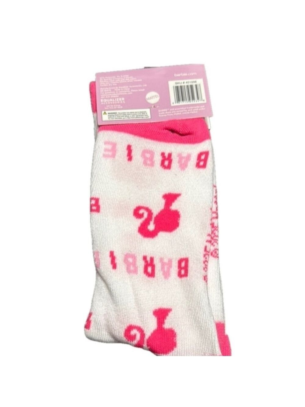 Barbie Novelty Crew Socks New Barbie and Ken